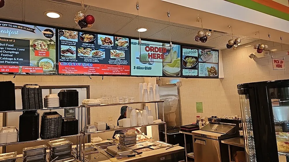 Combo Kitchen at Fiery Irie Jamaican Restaurant