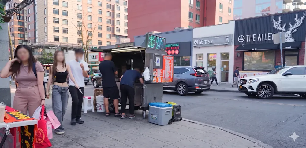 Xinjiang BBQ stand